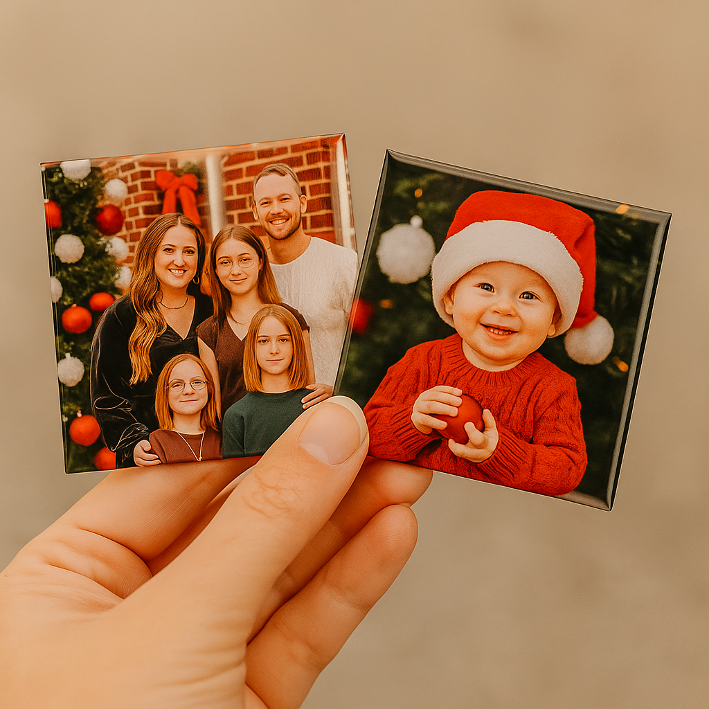 Custom Photo Magnets – Turn Your Memories Into Fridge-Worthy Keepsakes (set of 9)