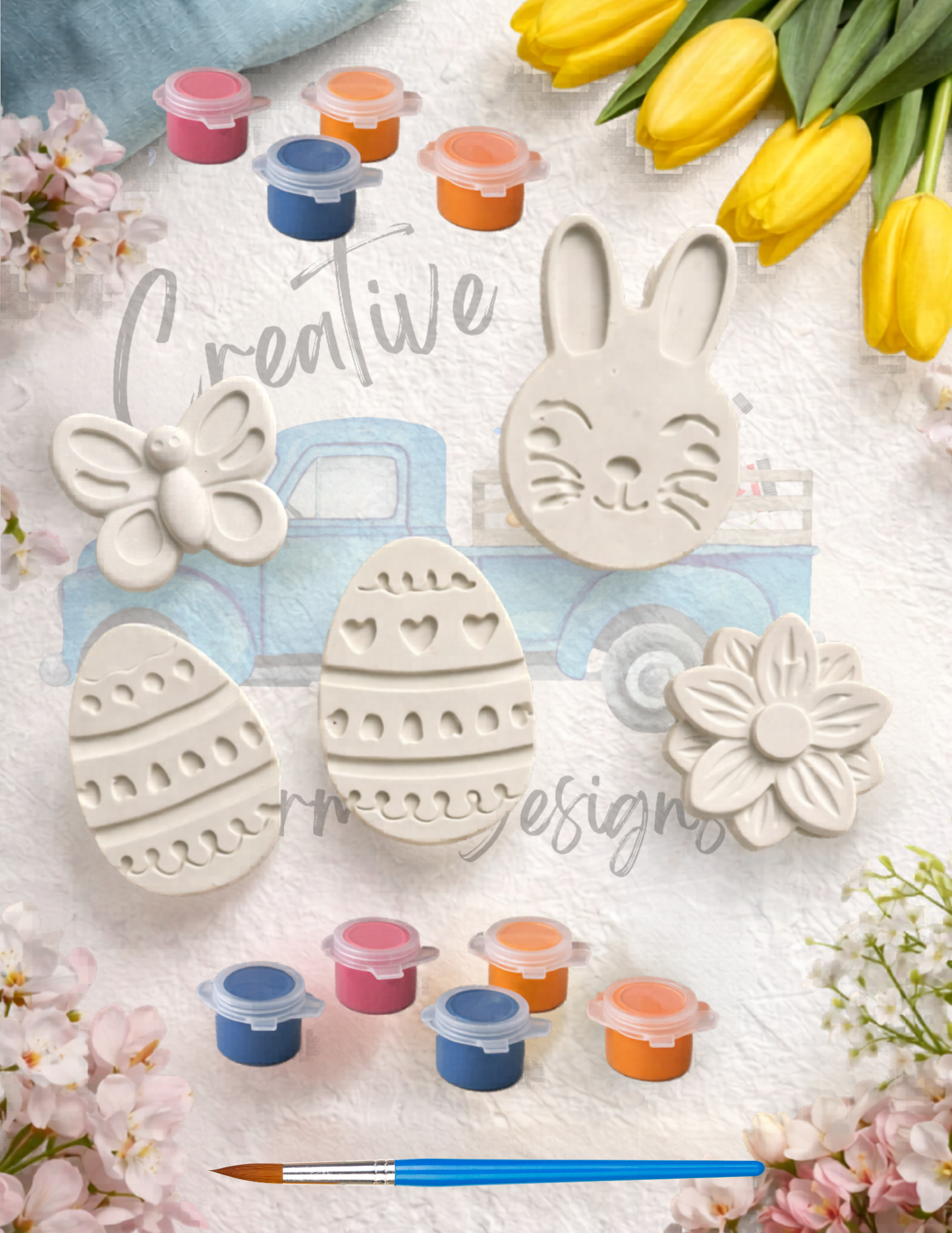 Paint Your Own Easter Egg Figurine Craft Kit