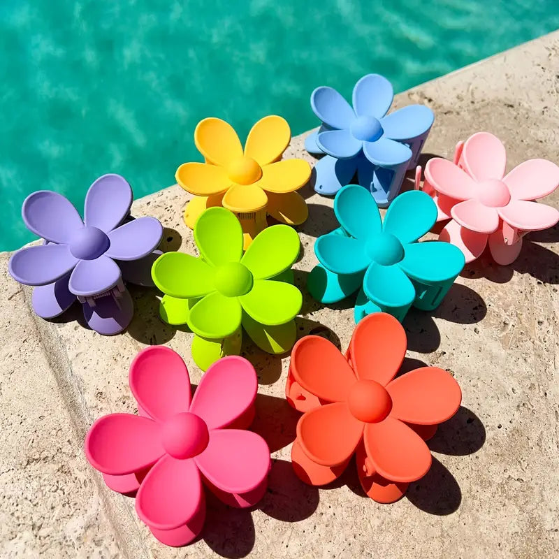 Flower Claw Hair Clip