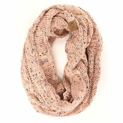 Flecked CC Infinity Scarf SF33