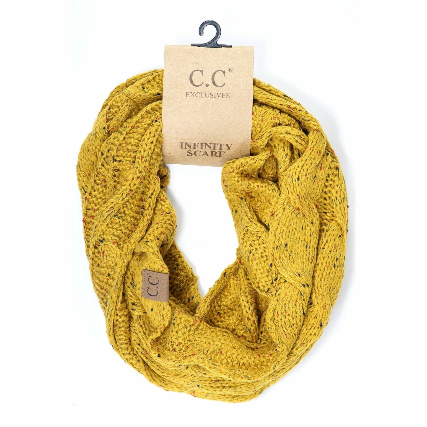 Flecked CC Infinity Scarf SF33