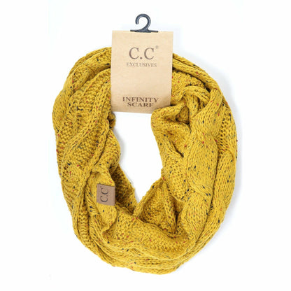 Flecked CC Infinity Scarf SF33