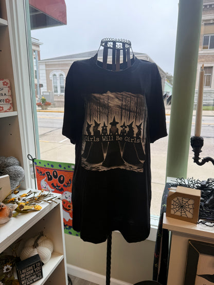 Girls will be Girls Halloween Shirt