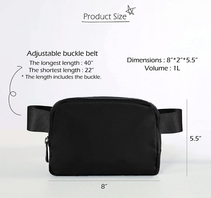 Belt Bag for Women Crossbody Fanny Pack for Women Waist Bag with Adjustable Strap