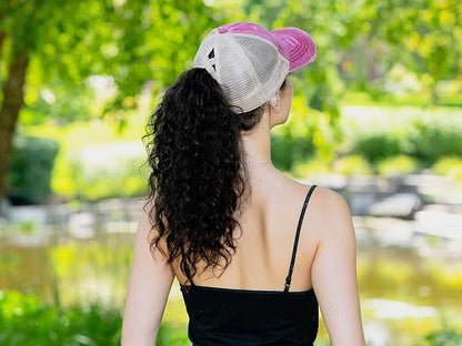 Ponytail Hat- Cross back