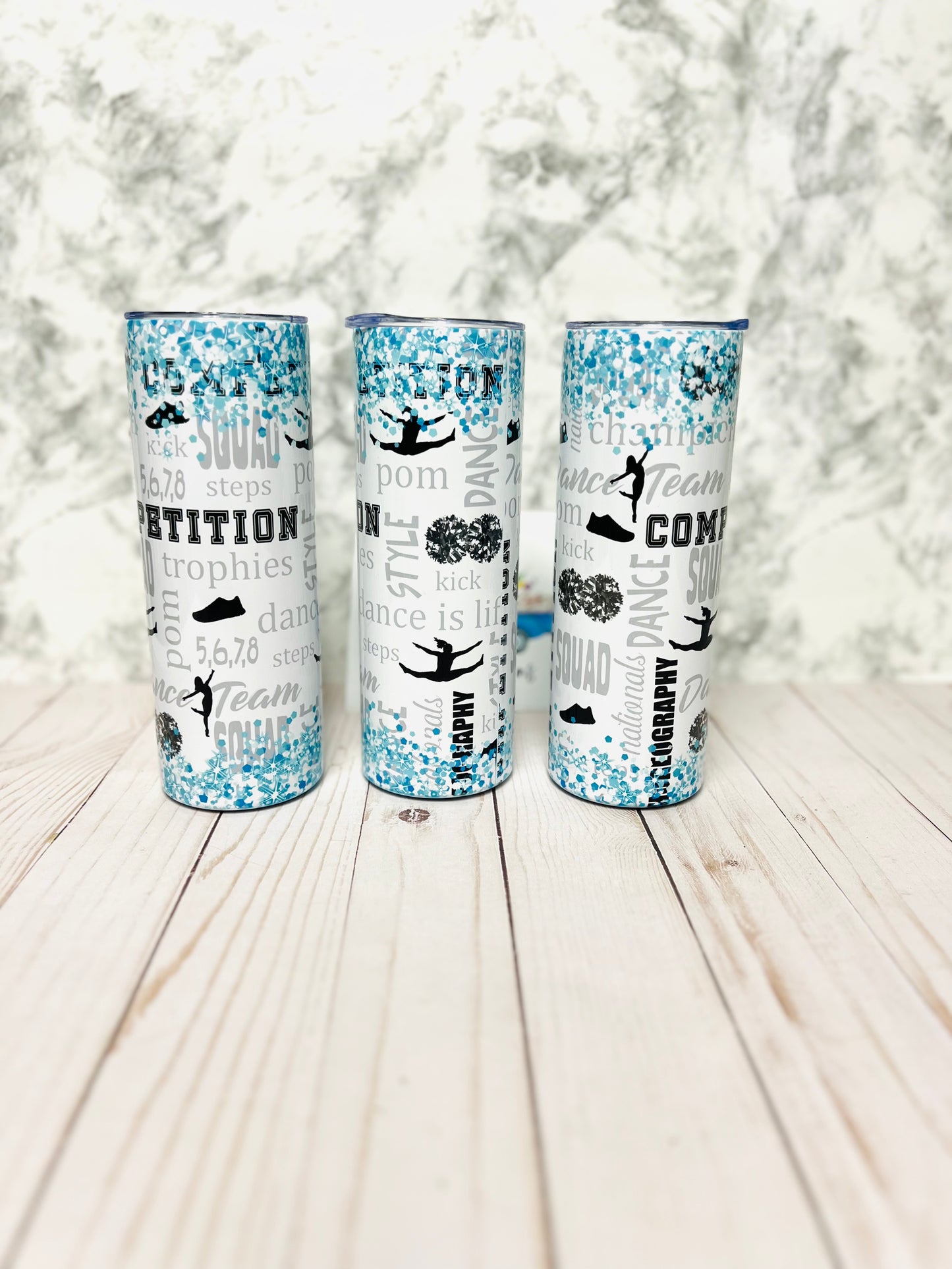 20oz Dance Theme Tumbler