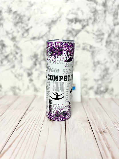 20oz Dance Theme Tumbler