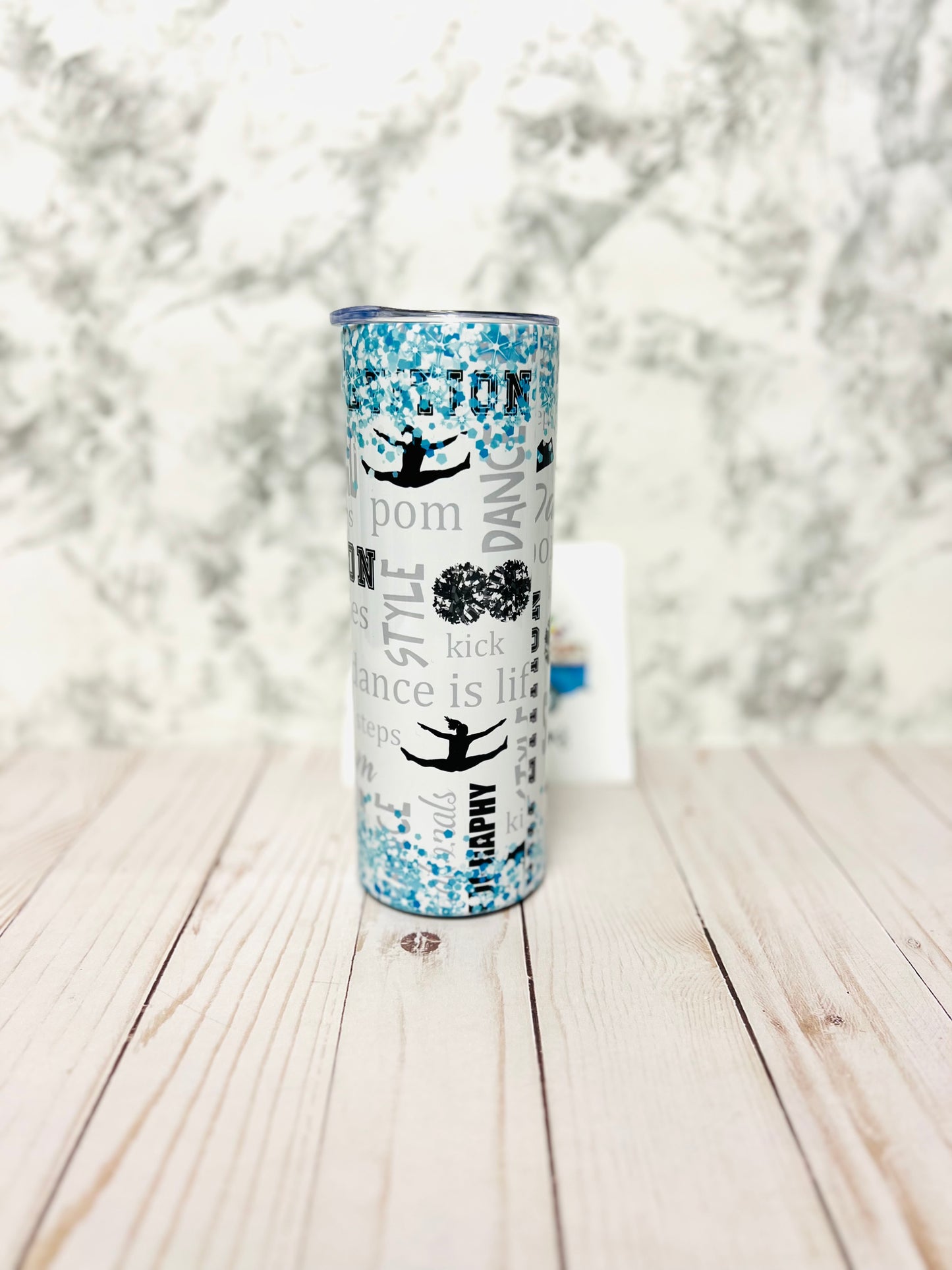 20oz Dance Theme Tumbler