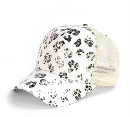 Ponytail Hat- Cross back