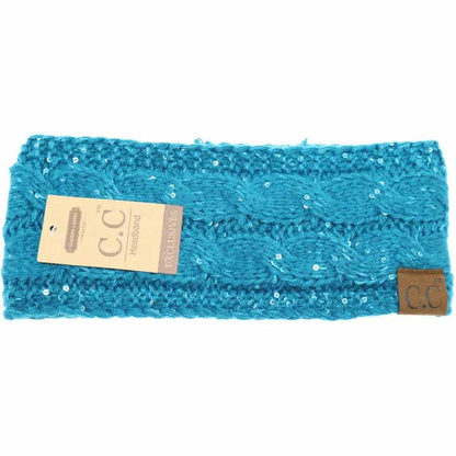 Sequin CC Headwrap HW730