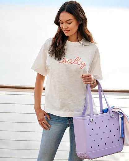 Medium Rubber Beach Bag Tote for Women