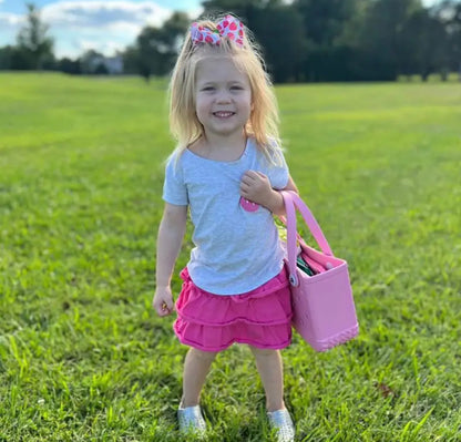 Small Rubber Beach Bag Tote