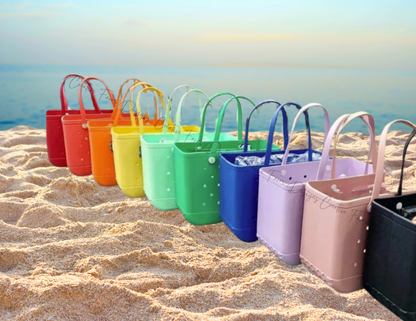 XL Rubber Beach Bag Tote for Women