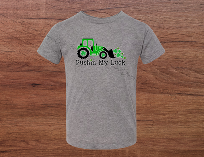 Pushing My Luck Kids Shirt