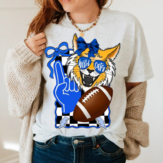 Wildcats Football Theme Shirt